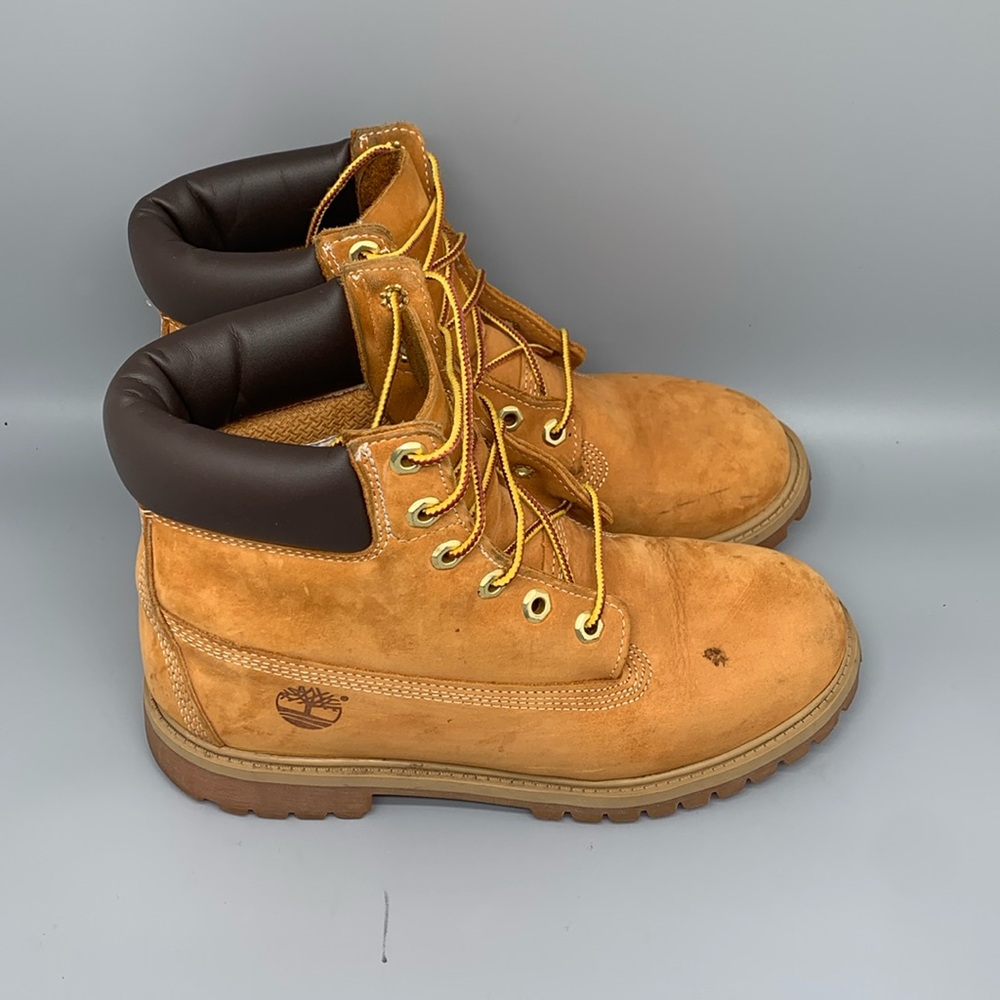 Timberland 6" Premium Tan Leather Boots Men's Sz 6